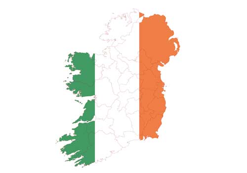 Karte von Irland