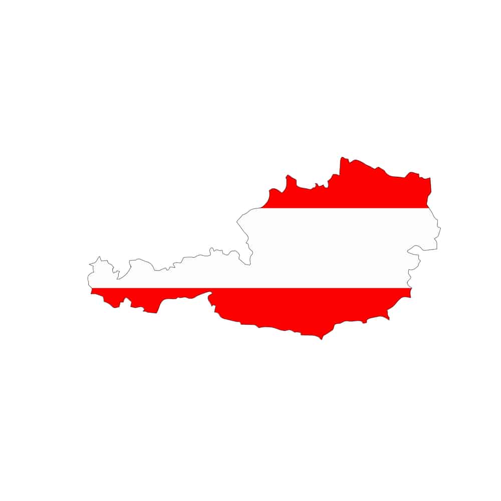 Karte von Österreich