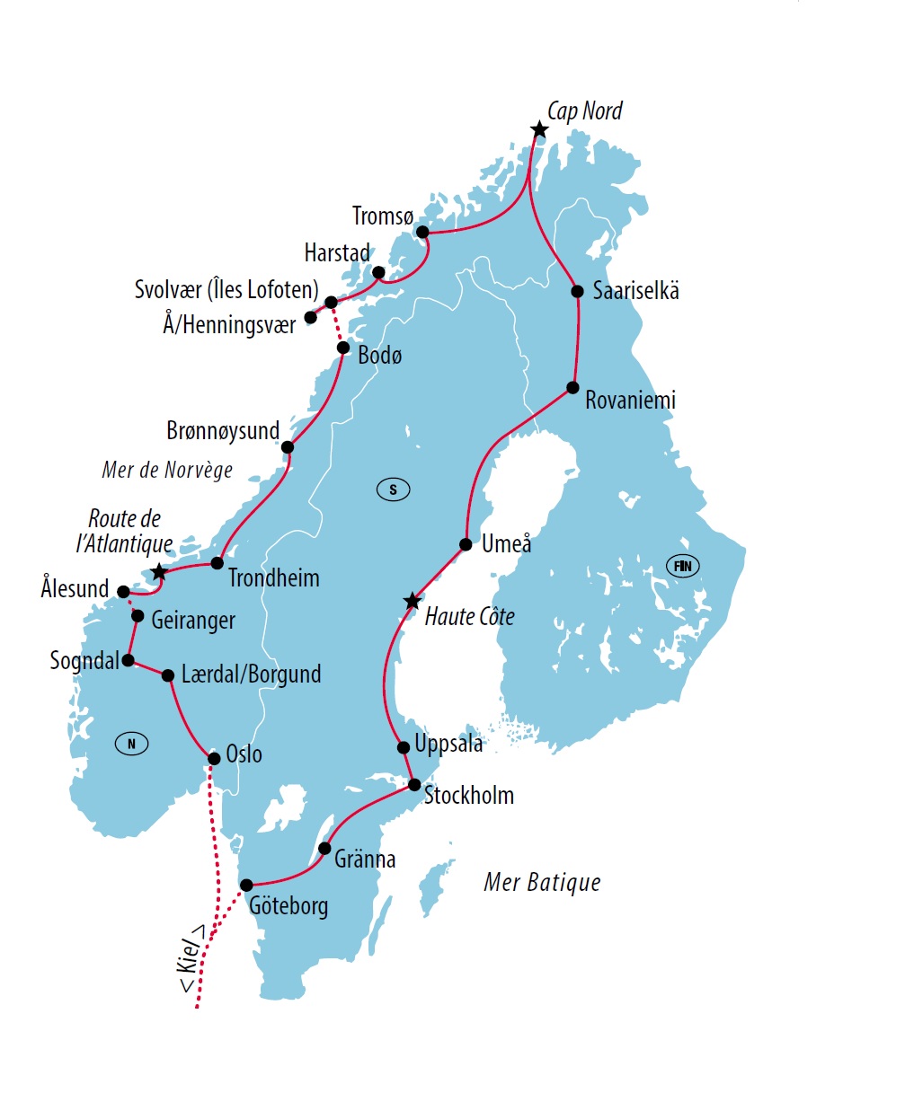 Routes de rêve dans le nord 15